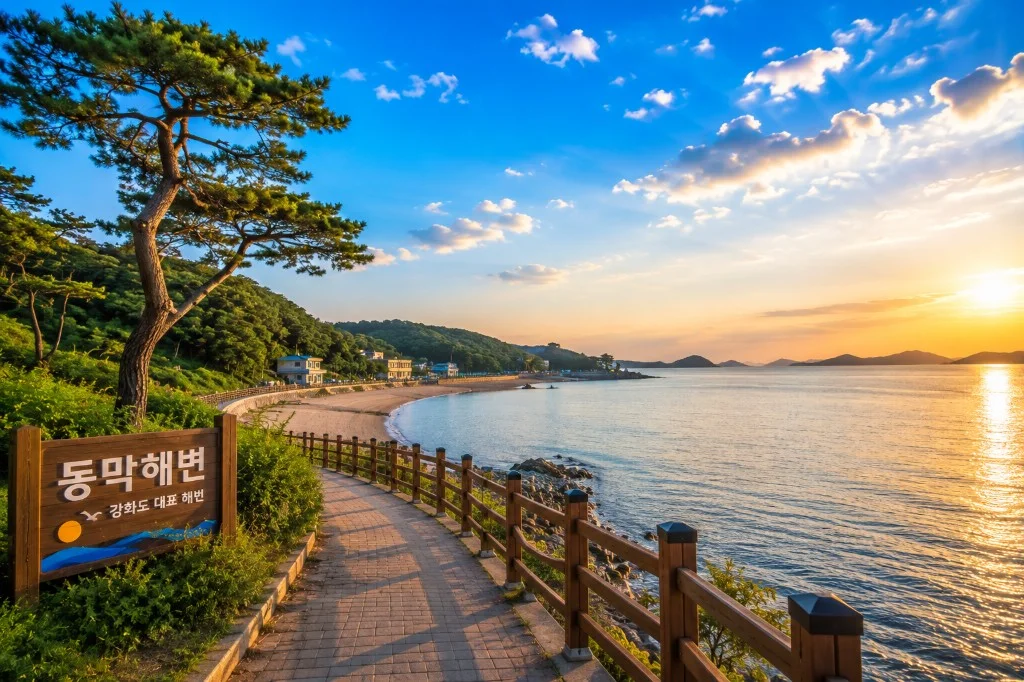 길상면·화도면·동막해변 지역 전경